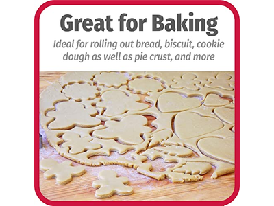 Baking Carving Embossed Rolling Pin Blade Roller Adjustable