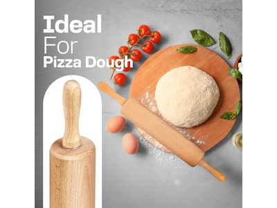 Classic Wood Rolling Pin For Baking Dough Roller Adjustable