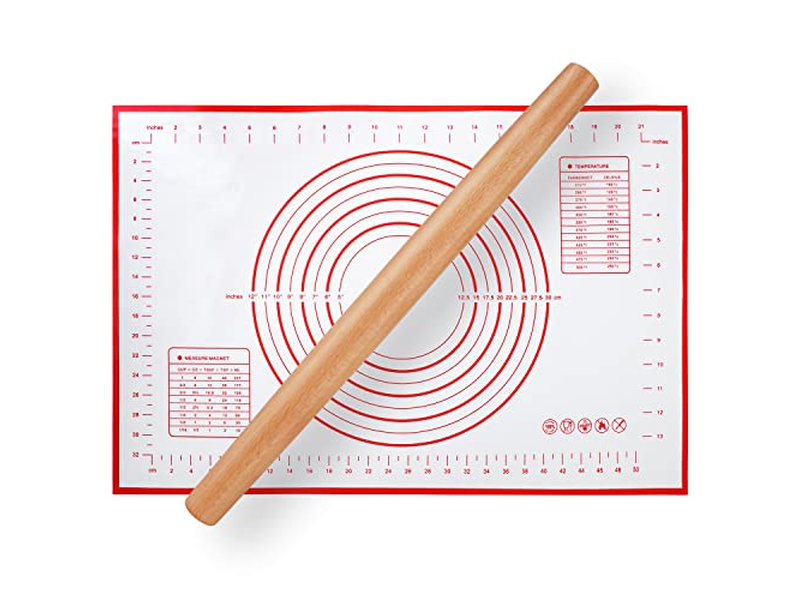 Clay And Dough Pattern Rolling Pin Custom Engraved Wooden