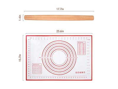Clay And Dough Pattern Rolling Pin Custom Engraved Wooden