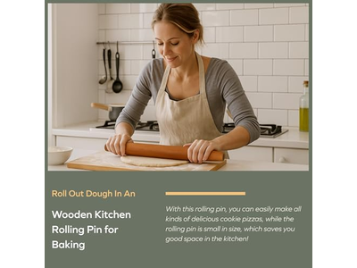 Embossing Rolling Pin For Christmas Engraved Baking Cookie Pins