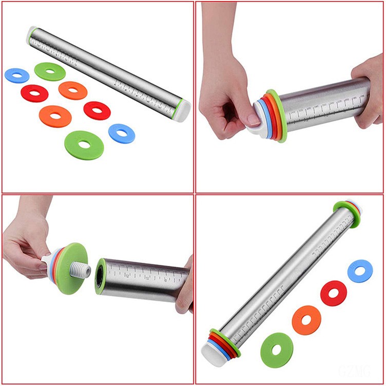 Non-Stick Adjustable Rolling Pin