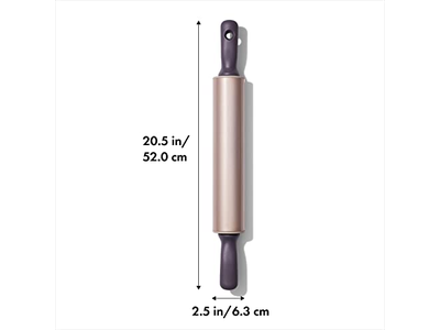 Unique Design Christmas Rolling Pin White Non-Stick Fondant