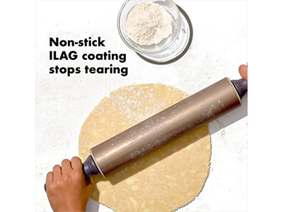 Unique Design Christmas Rolling Pin White Non-Stick Fondant