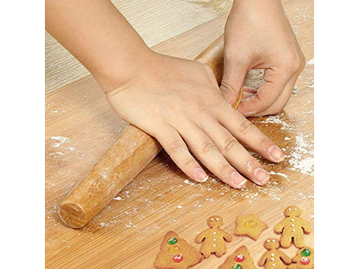 Children'S Roller Type Rolling Pin Christmas Cookie Dough Diy Embossed