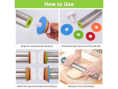 Dumpling Maker Tool And Rolling Pin Eco-Friendly Adjustable